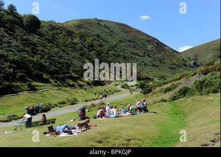 Kardieren Mill Valley unterhalb der Long Mynd im Süden Shropshire England Uk Stockfoto