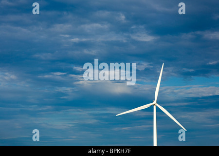 Windkraftanlagen auf Tug Hill Plateau, größte Windenergie-Projekt in New York State, Lewis County Stockfoto