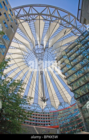 Deutschland; Berlin; Europa; Sony Center am Potsdamer Platz Stockfoto