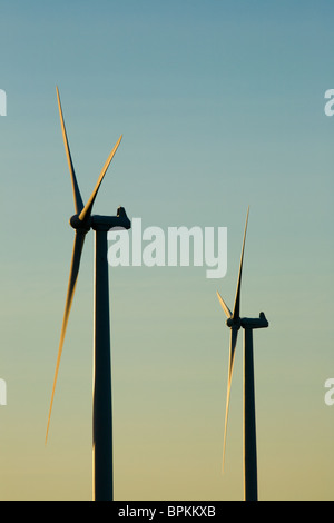 Windkraftanlagen auf Tug Hill Plateau, größte Windenergie-Projekt in New York State, Lewis County Stockfoto