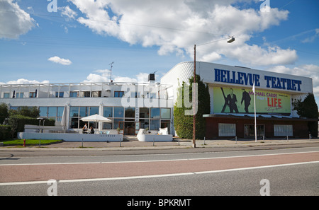 Das Bellevue-Theater und und das Restaurant Jacobsen in Klampenborg - alle entworfen von dem dänischen Architekten Arne Jacobsen Stockfoto