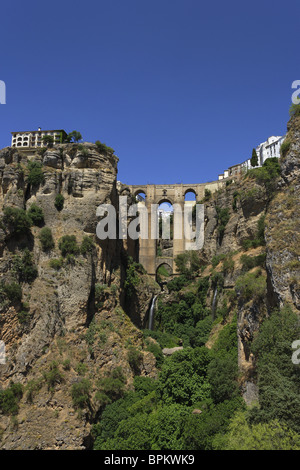 Puente Nuevo (neue Brücke), Ronda, Andalusien, Spanien Stockfoto