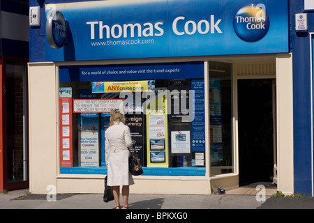 Thomas Cook Reisebüro Thornton Cleveleys Lancashire Stockfoto