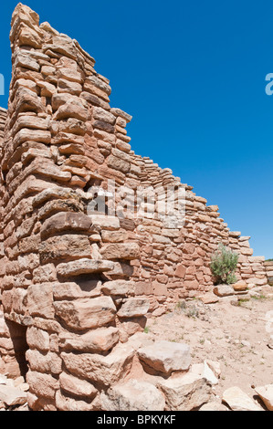 Halsabschneider Burg Einheit Ruinen, Hovenweep National Monument nordwestlich von Cortez, Colorado. Stockfoto