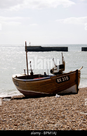 NOSTALGISCHER STADE BEACH. ROCK-A-NORE HASTINGS. 2009 Stockfoto