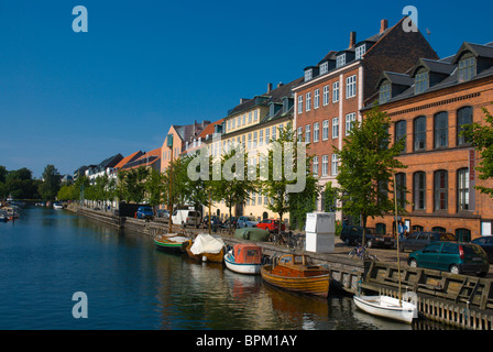 Christianshavns kanal Christianshavn Grachtenviertel Kopenhagen-Dänemark-Europa Stockfoto