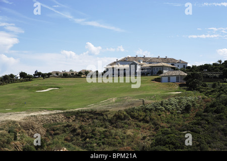 Golfplatz, Finca Cortesin Hotel, Casares, Andalusien, Spanien Stockfoto