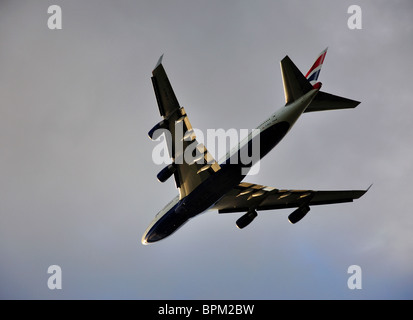 British Airways Boeing 747-400 Flugzeuge vom Flughafen Heathrow, Greater London, England, Vereinigtes Königreich Stockfoto