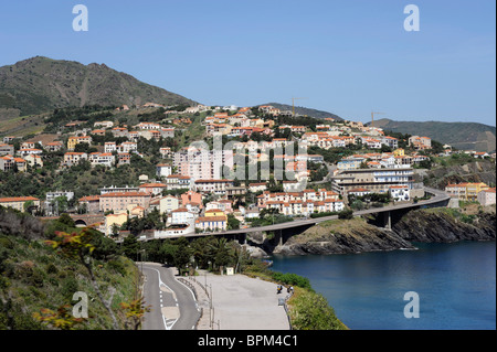 Cerbere, Pyrenäen-Oriental, Frankreich Stockfoto