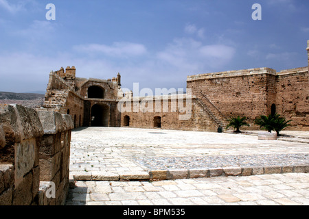 Blick auf dem Paradeplatz, die Teil der Alcazaba Komplex in Almeria Andalusien Spanien Stockfoto