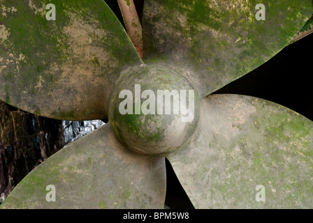 Schiffspropeller Stockfoto