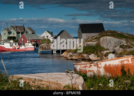 Peggys Cove in Nova Scotia Stockfoto