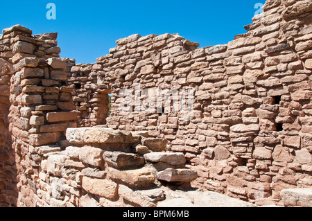 Halsabschneider Burg Einheit Ruinen, Hovenweep National Monument nordwestlich von Cortez, Colorado. Stockfoto