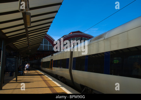 Hovedbanegård vom Hauptbahnhof Kopenhagen-Dänemark-Europa Stockfoto