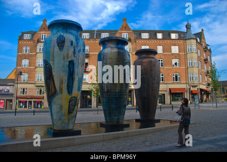 Hestetorvet Quadrat Roskilde Dänemark Europa Stockfoto