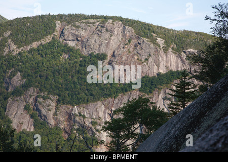 Crawford Notch State Park - Mount Willard in den White Mountains, New Hampshire, USA. Stockfoto