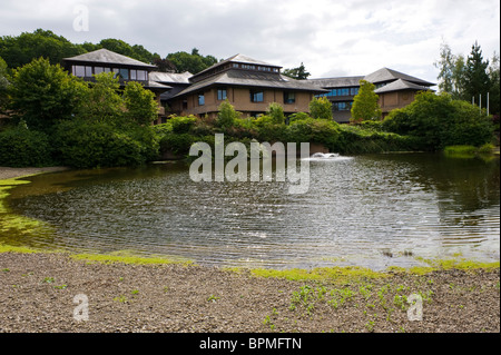 Powys County Council Büros bei Llandrindod Wells Powys Mid Wales UK Stockfoto