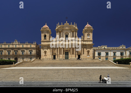 Kathedrale von San Nicolo di Mira, Noto, Sizilien, Italien Stockfoto