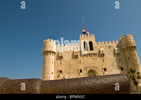 Fort Qaitbey in Alexandria, Ägypten. Stockfoto