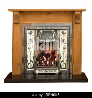 Viktorianische Kamin Stockfoto