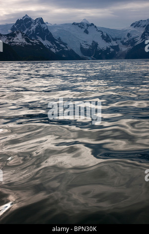 Nordwestlichen Fjord, Kenai Fjords National Park, in der Nähe von Seward, Alaska. Stockfoto