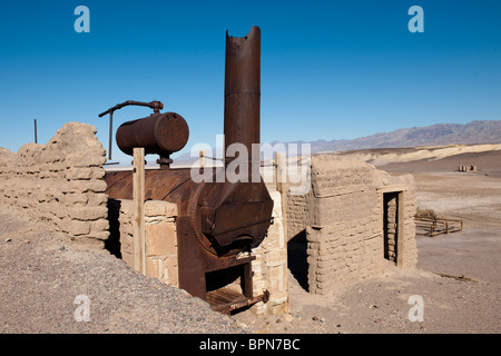 Harmony Borax Works, Death Valley Nationalpark, Kalifornien, USA Stockfoto