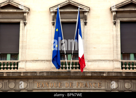 Banque de France Gebäude in Toulouse, Frankreich Stockfoto