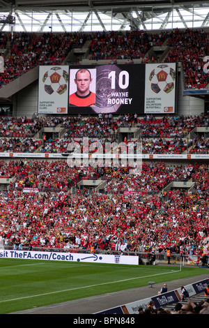 Chelsea gegen Manchester United, Community Shield, Wembley Stadium, London, UK. August 2010 Stockfoto