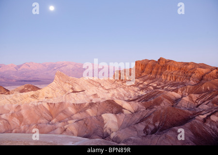 Zabriskie Point, Death Valley Nationalpark, Kalifornien, USA Stockfoto