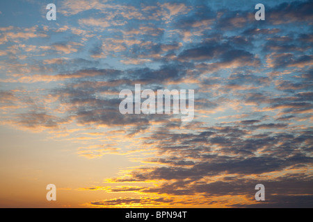 Wunderschönen Sonnenaufgang im Donau-Delta, Rumänien. Stockfoto