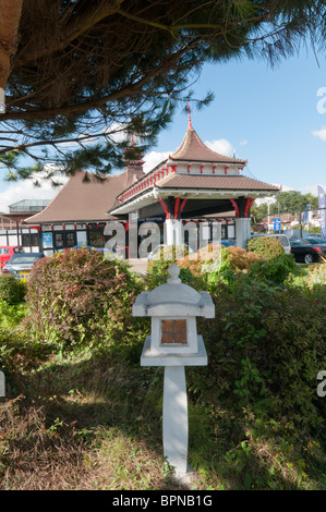 Der chinesische Garage in Langley Park in der Nähe von Beckenham, Kent Stockfoto