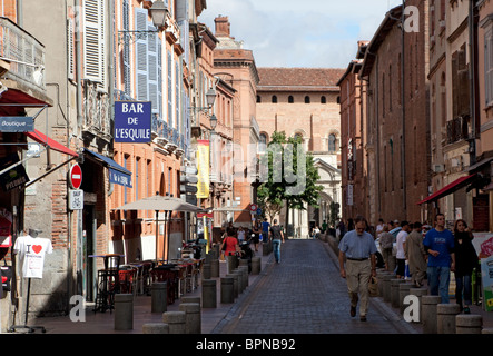 Rue du Taur in Toulouse, Frankreich Stockfoto