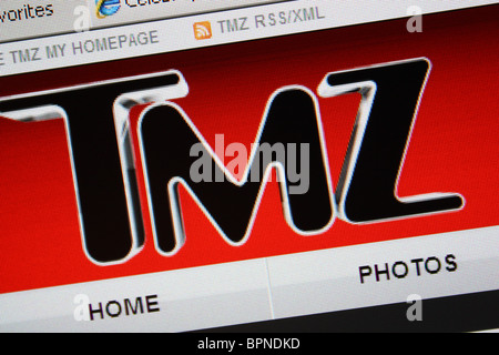 TMZ-Promi-Klatsch-Entertainment-news Stockfoto