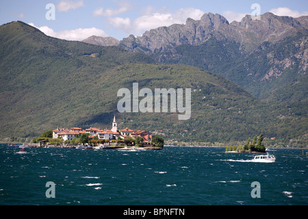 Lago Maggiore, Isola Pescatori, Piemont, Italien Stockfoto