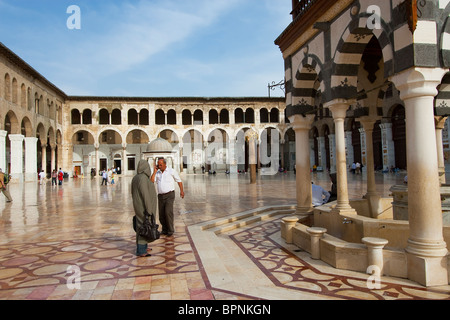 Umayyaden-Moschee, Damaskus, Syrien Stockfoto