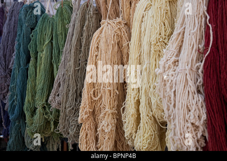 Wollgarn, Union Square Farmers' Market, NYC Stockfoto