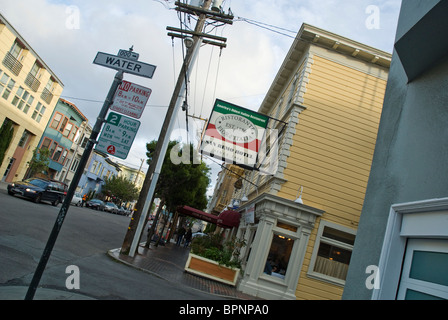 San Remo Restaurant, Amerikas älteste italienische Restaurant in San Francisco Stockfoto