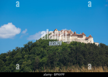 Rosenau-Festung in Grafschaft Brasov, Rumänien. Stockfoto