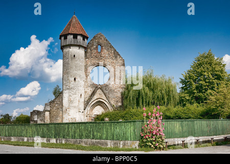 Die Zisterzienserkirche in Carta Dorf, Sibiu Grafschaft, Rumänien. Stockfoto