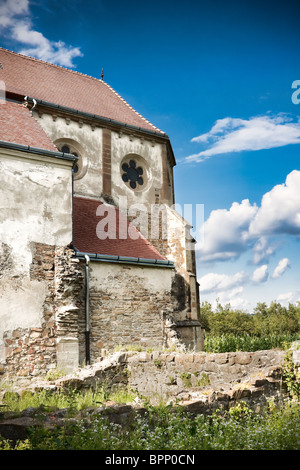 Die Zisterzienserkirche in Carta Dorf, Sibiu Grafschaft, Rumänien. Stockfoto