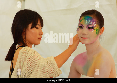 Daegu International Bodypainting Festival Stockfoto