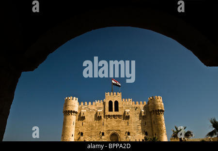 Fort Qaitbey in Alexandria, Ägypten. Stockfoto