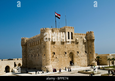 Fort Qaitbey in Alexandria, Ägypten. Stockfoto