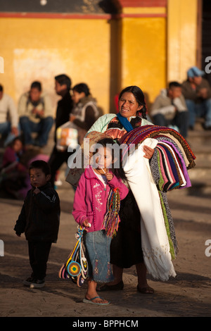 Straßenhändler, San Cristobal de Las Casas, Chiapas, Mexiko Stockfoto