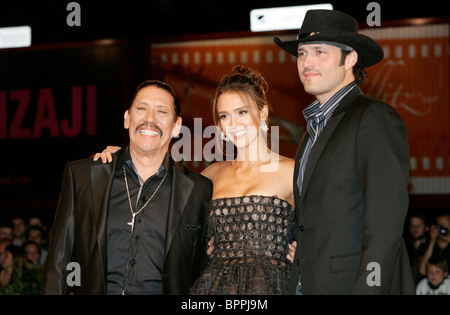 DANNY TREJO JESSICA ALBA ROBERT RODRIGUEZ MACHETE PREMIERE Venedig FILM FESTIVAL LIDO Venedig Italien 1. September 2010 Stockfoto