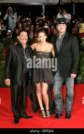 DANNY TREJO JESSICA ALBA ROBERT RODRIGUEZ MACHETE PREMIERE Venedig FILM FESTIVAL LIDO Venedig Italien 1. September 2010 Stockfoto