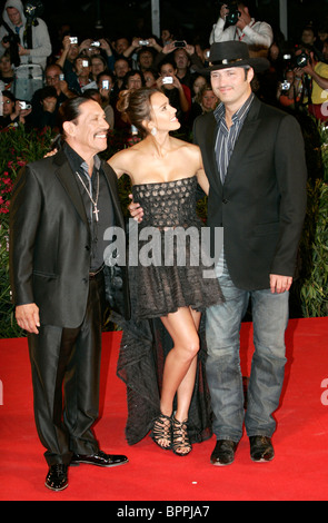 DANNY TREJO JESSICA ALBA ROBERT RODRIGUEZ MACHETE PREMIERE Venedig FILM FESTIVAL LIDO Venedig Italien 1. September 2010 Stockfoto