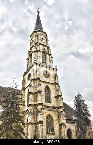 St.-Michael-Kirche in Cluj-Napoca, Rumänien. Stockfoto