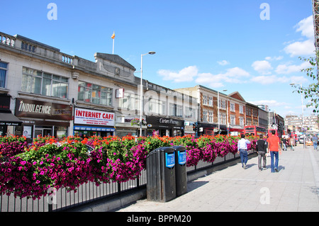 Wembley High Road, Wembley, London Borough of Brent, Greater London, England, Vereinigtes Königreich Stockfoto