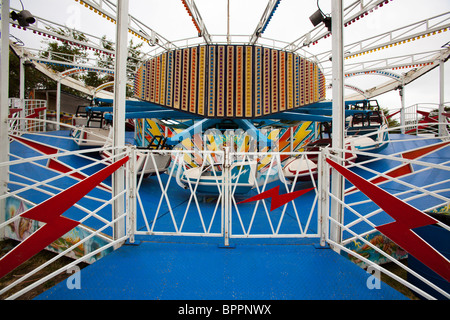 Fahrten bei Fiesta La Ballona, Culver City, Los Angeles County, California, Vereinigte Staaten von Amerika Stockfoto